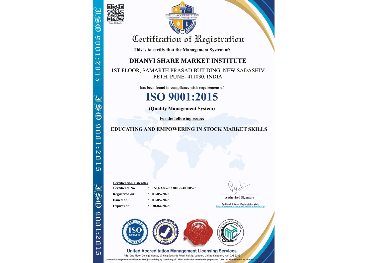 ISO Certificate